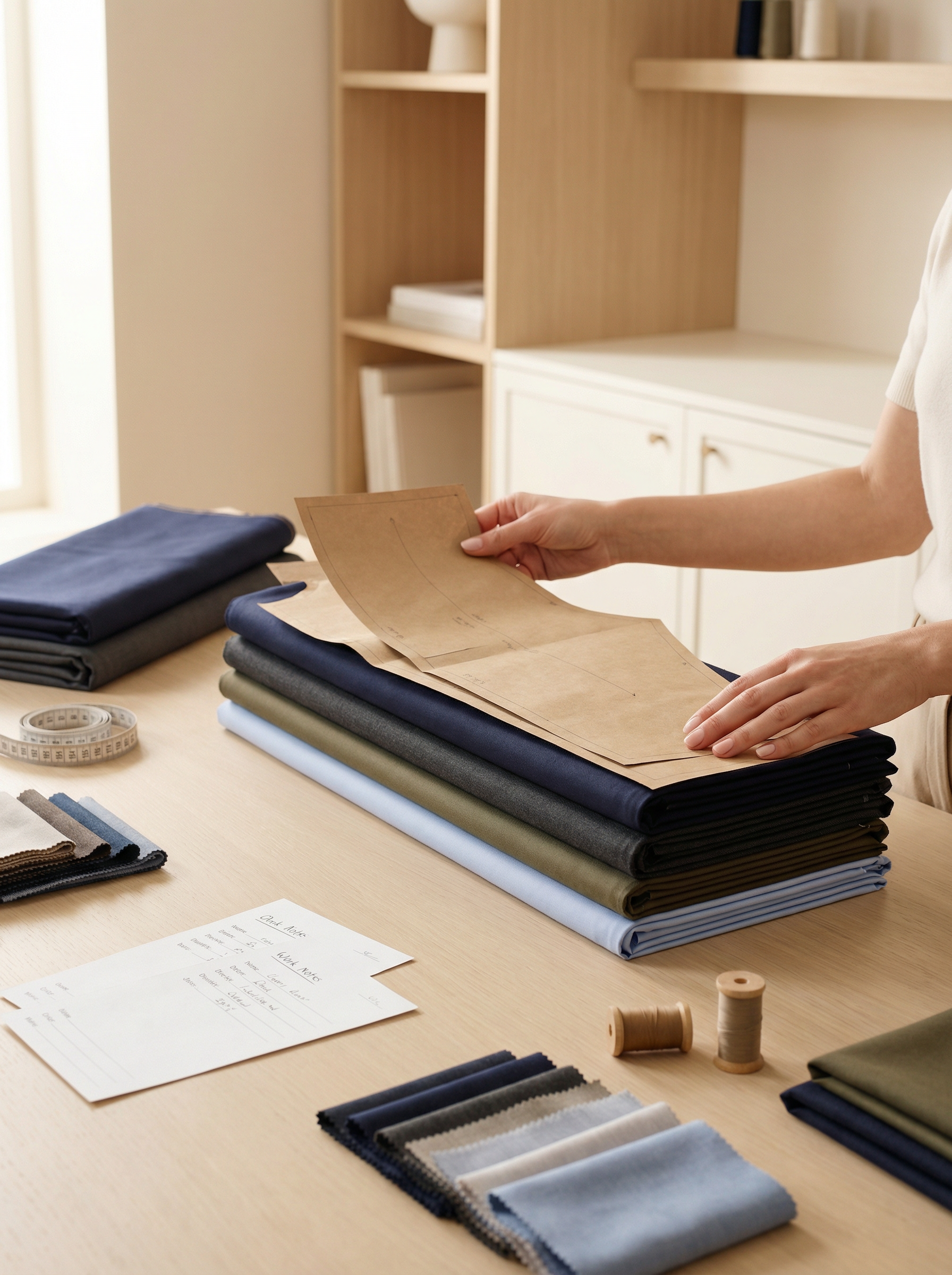 Подготовка материалов и лекал к запуску